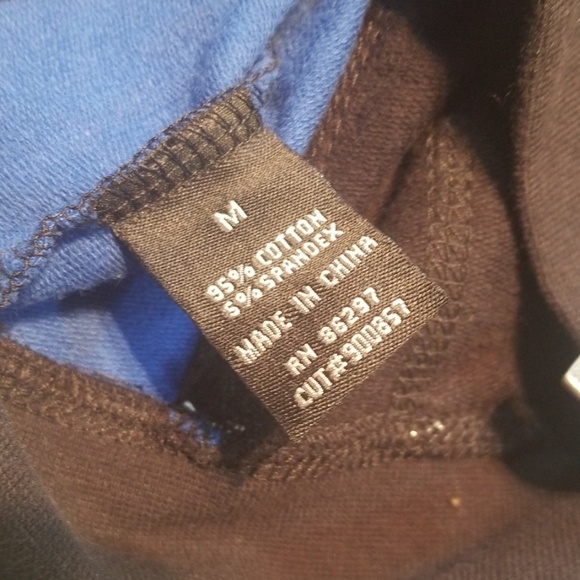 BCBGMaxAzria Black Blue Performance Full Zipup Athletic Long Sleeve Size M NWT - Picture 6 of 7